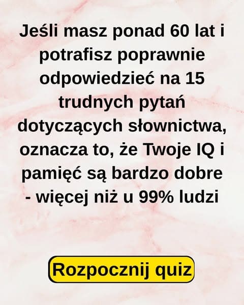 97% dorosłych oblewa ten quiz słownictwa na poziomie podstawowym - czy uda ci się trafić choćby jeden raz?