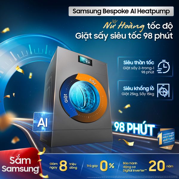 SAMSUNG AI HEATPUMP MỚI