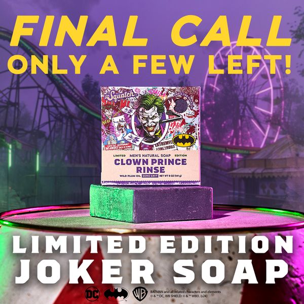 Limited Edition Batman & Joker Soaps