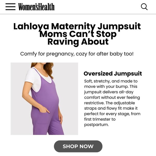 Oversized Jumpsuit - Maternity & Postpartum