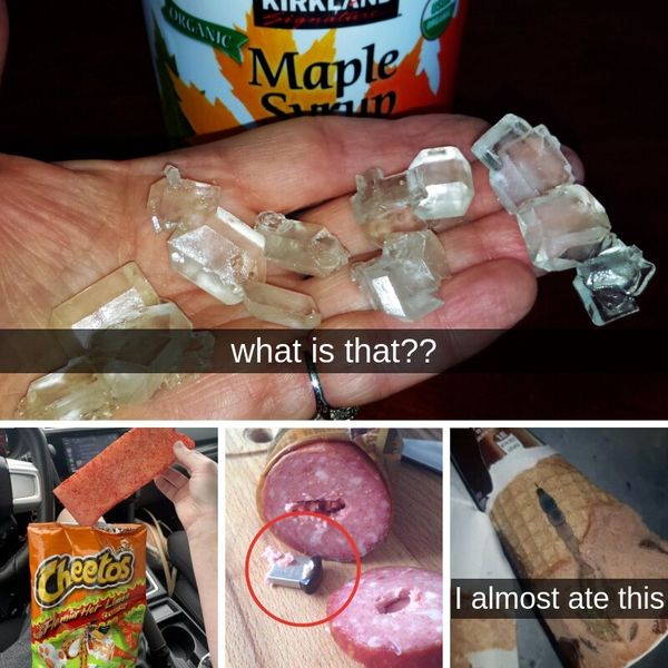 35+ Unusual “Extras” People Found In Their Food