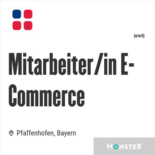 Mitarbeiter/in E-Commerce