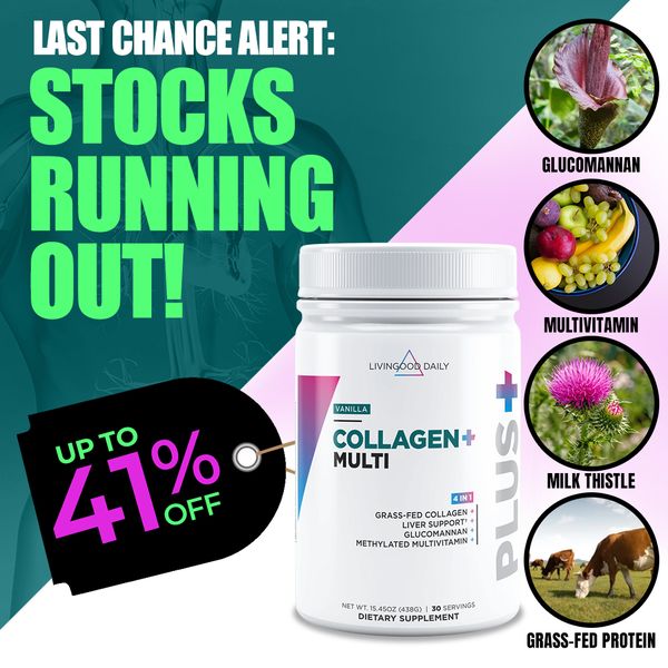 Up To 41% OFF The Livingood Daily Collagen + Multi