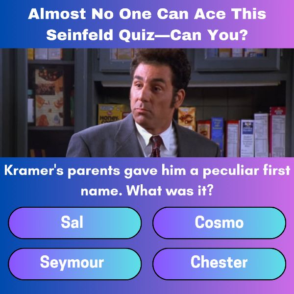 Calling All 'Seinfeld' Fans! Think You Can Name All the Stars?  🤔 Almost No One Gets Past #9 📺