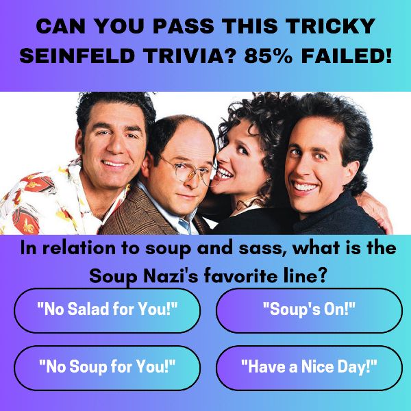 Calling All 'Seinfeld' Fans! Think You Can Name All the Stars?  🤔 Almost No One Gets Past #9 📺