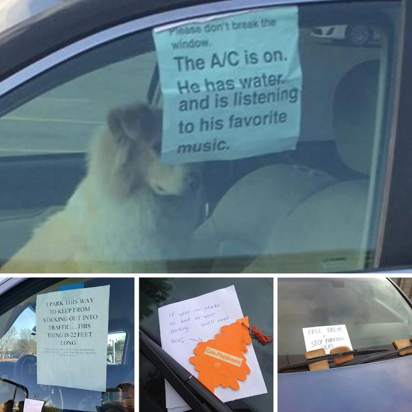 35+ Passive-Aggressive Windshield Notes Left By Petty Geniuses