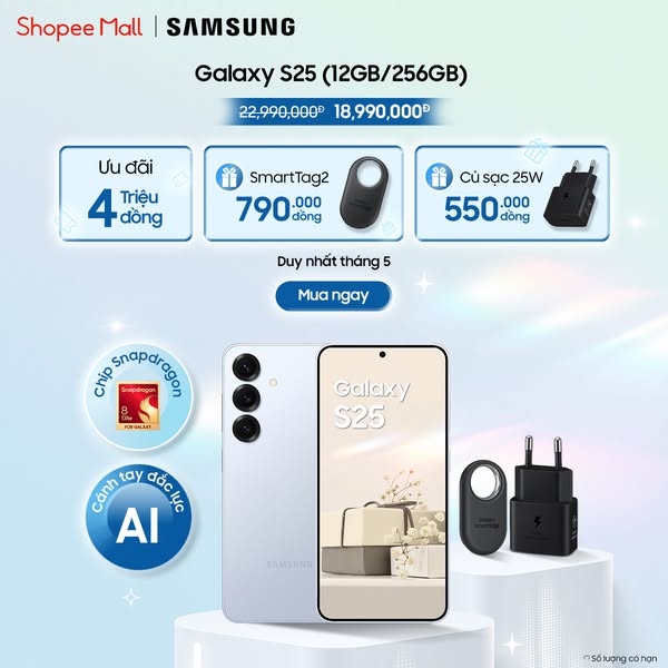 Tháng 5 deal đỉnh, quà Galaxy linh đình