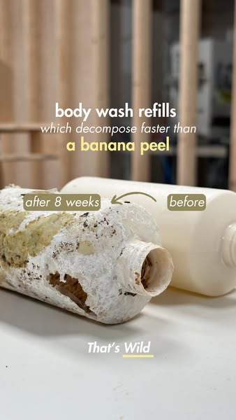 Body wash refills that actually disappear.