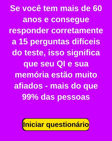 Faça o Teste de QI Oficial Agora 👉 👉 👉
