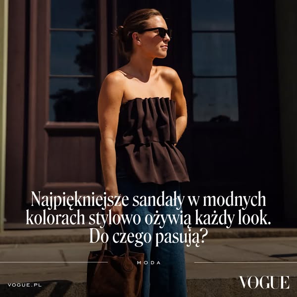 Najpiękniejsze sandały w modnych kolorach stylowo ożywią każdy look. Do czego pasują?