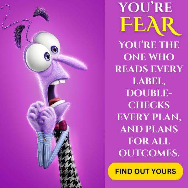 Which Inside Out Emotion Are You?