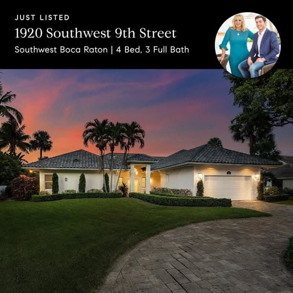 Just Listed in East Boca Raton Gated Community