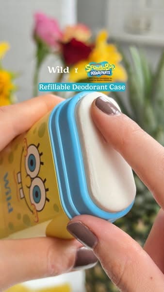 Feel fresh (and fun) with the Wild x SpongeBob case - guaranteed to make your pits happy🧽✨