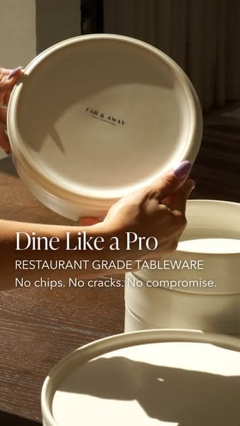 Restaurant Quality Tableware 🍽️