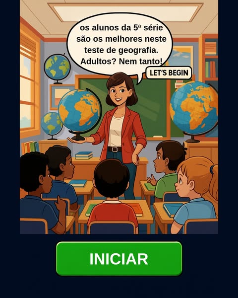 A maioria dos adultos não consegue passar neste teste de geografia da 5ª série - você consegue?