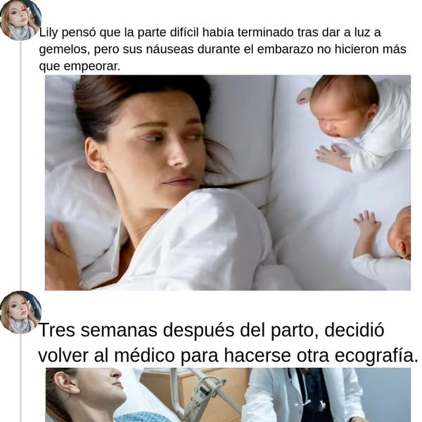 Esta mamá se sintió enferma después del nacimiento de gemelos, luego recibió el diagnóstico