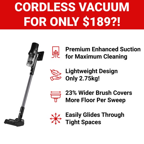 Sterra Flow Pro™ Cordless Vacuum