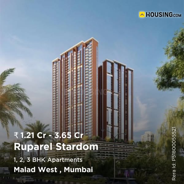 1, 2, 3 BHK starting ₹1.21Cr