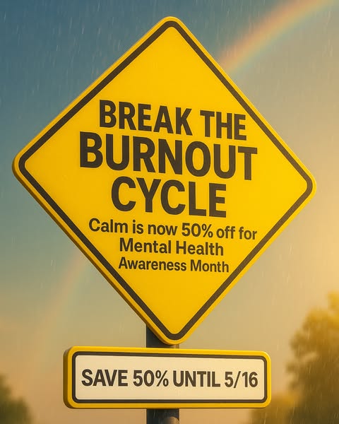50% off a year of Calm Premium - Limited Time Only