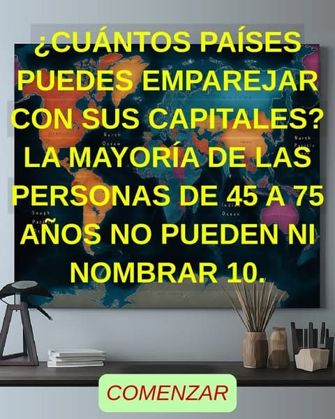 ¿Cuántos países puedes emparejar con su capital?