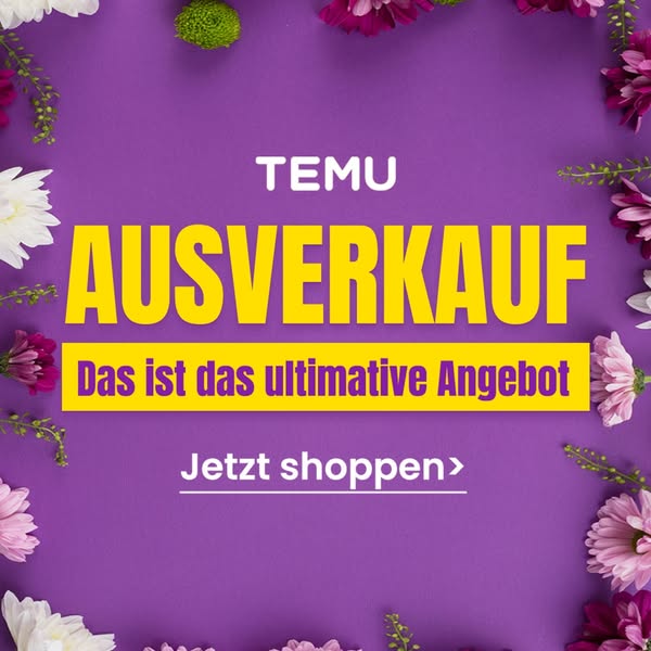Tolle Angebote bei Temu