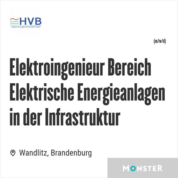 Elektroingenieur Bereich Elektrische Energieanlagen in der Infrastruktur