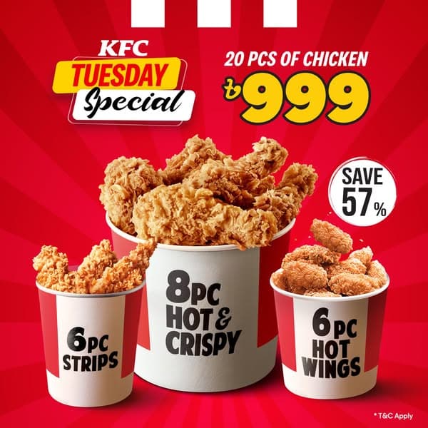 Save 57% on KFC Tuesday Special!