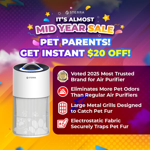 Fresh Air for Pets & You - $20 OFF NOW! 🚨