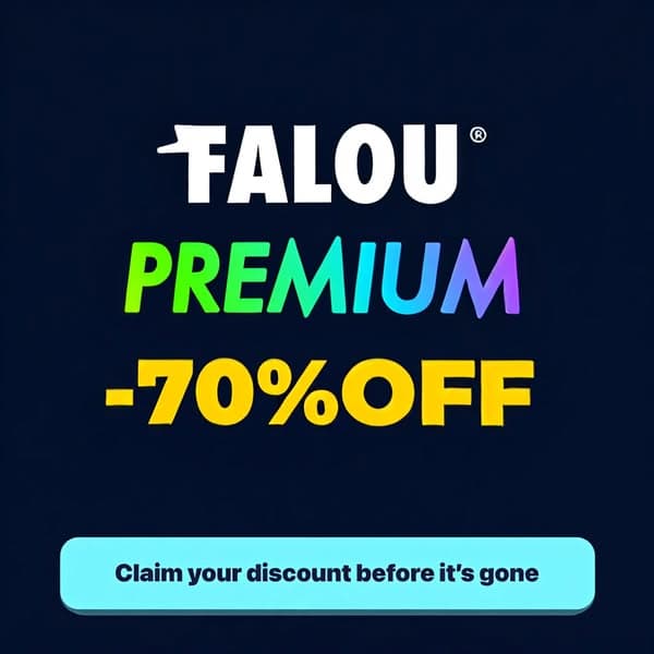 70% OFF • Falou Premium