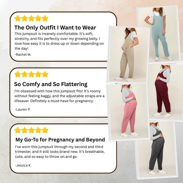 Oversized Jumpsuit - Maternity & Postpartum