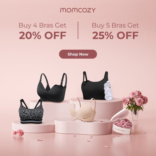 Nursing Bras Up to 25% Off!