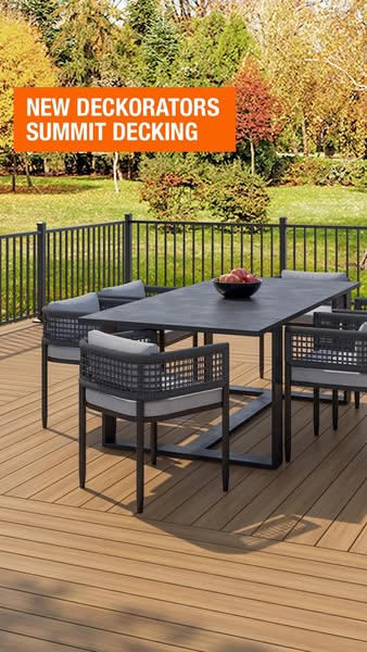 Deckorators Summit 1 in. x 6 in. x 16 ft. Boulder Brown Grooved Edge Composite Deck Board 669077 - The Home Depot