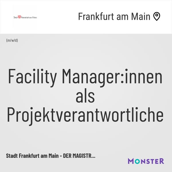 Facility Manager:innen als Projektverantwortliche