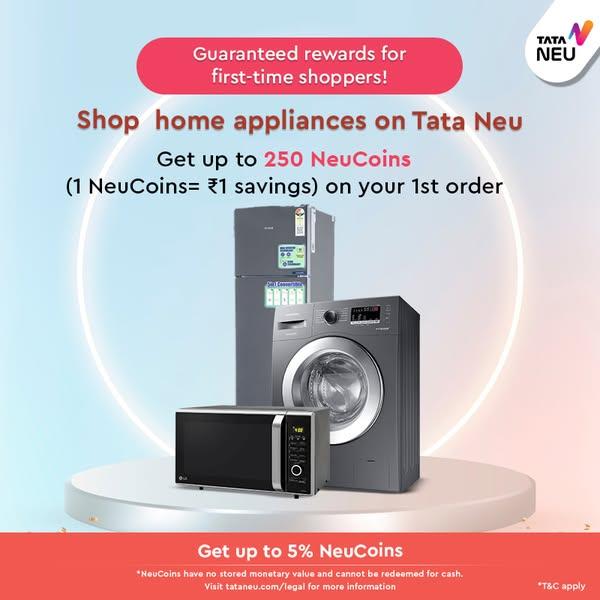 Kitchen appliances @ Tata Neu