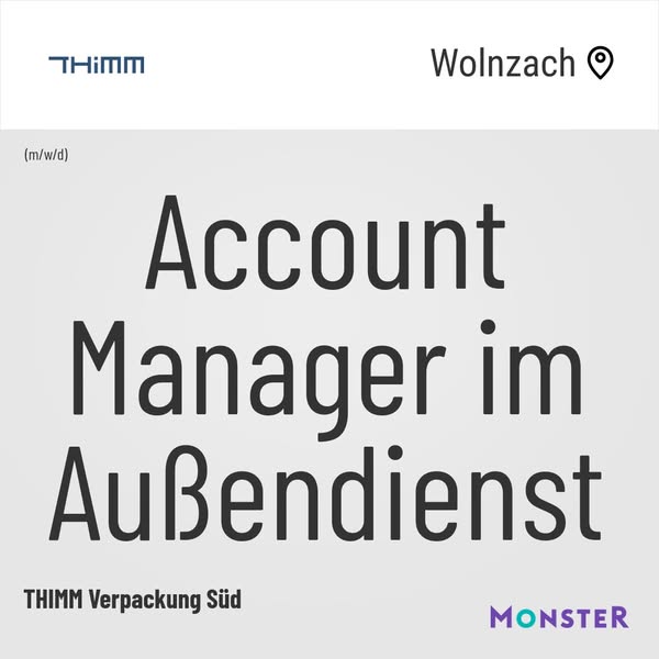 Account Manager im Außendienst