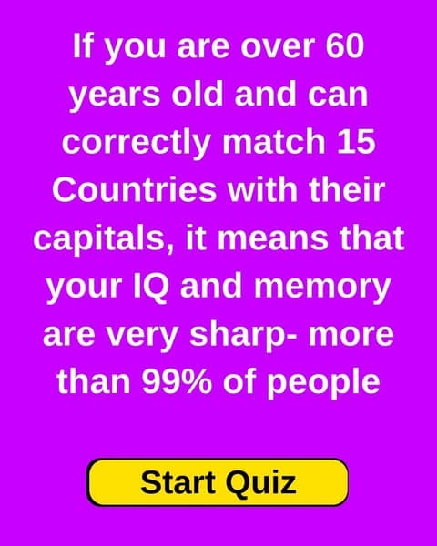 Think You Know Every Capital City? Take The Quiz 👉