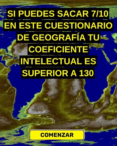 La mayoría de la gente no puede encontrar la mitad de estos lugares en un mapa, ¿y tú?