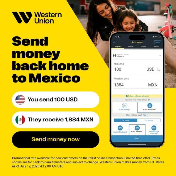 Send money with Western Union