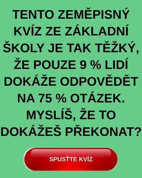 Můžete ještě složit test ze zeměpisu na základní škole?