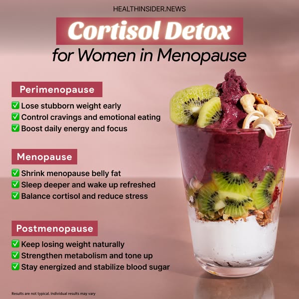 Cortisol Detox for Women in Menopause