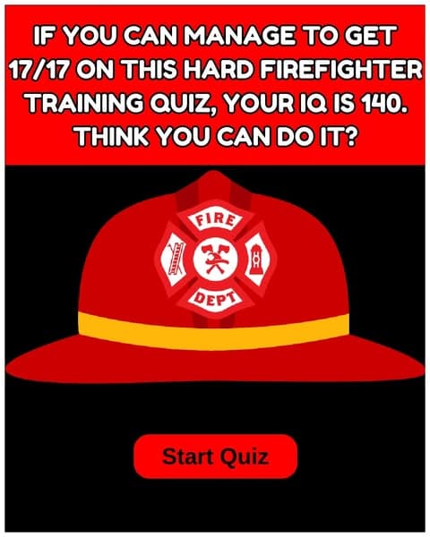 Most Adults Can't Pass A Firefighter Exam - Think You Could?
