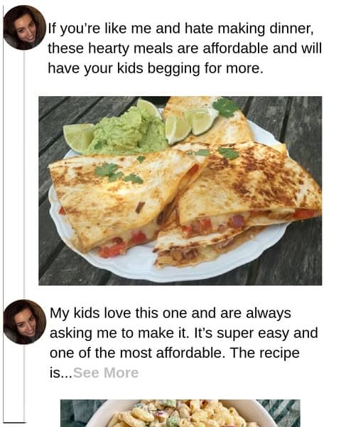 30+ Tasty Dinner Ideas That Help Cut Grocery Costs