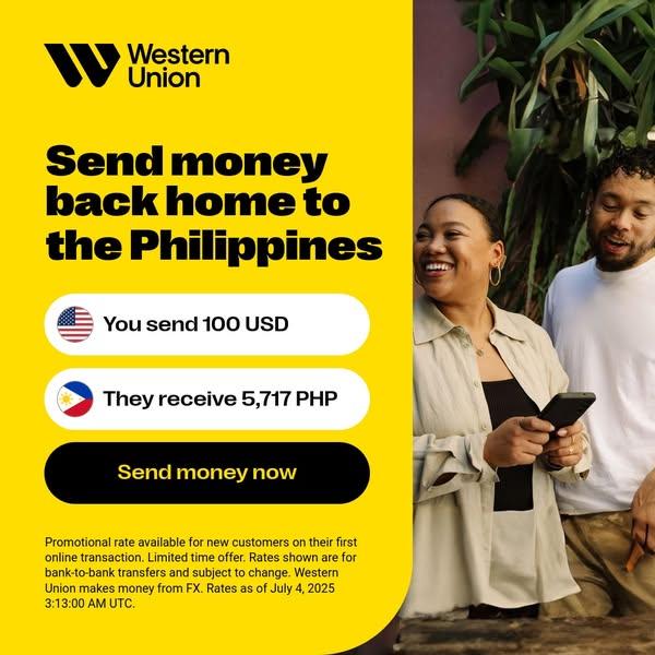 Send money with Western Union