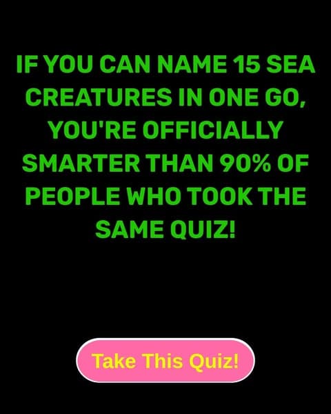 How Well Do You Really Know What Lives in the Ocean?