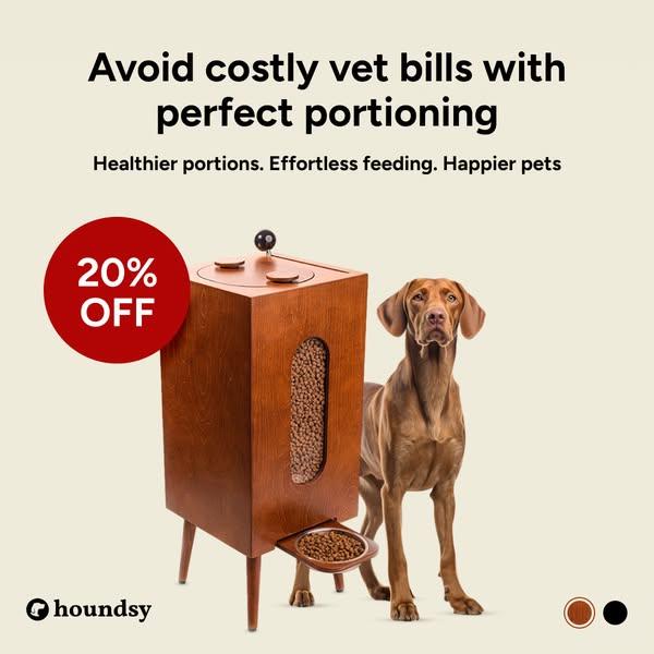 Portion-Controlled Feeder with 400+ 5-Star Reviews