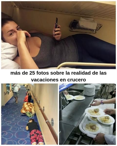 30 fotos que muestran el lado equivocado de los cruceros