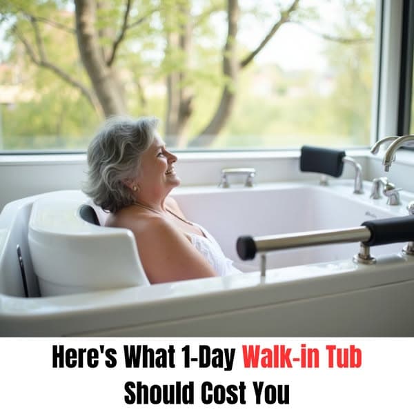 Here’s What a 1-Day Walk-in Tub Should Cost You