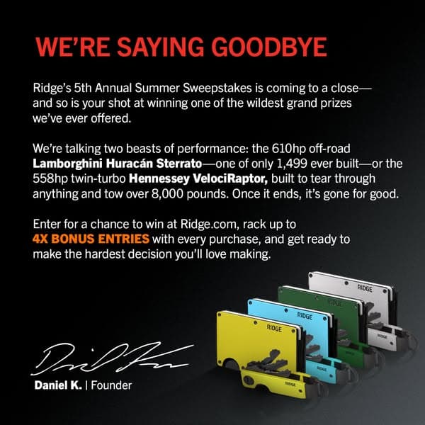 2025 SUMMER SWEEPSTAKES