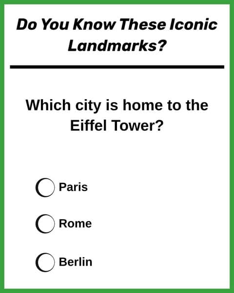 Only 1 in 10 People Pass This Tough Landmark Quiz