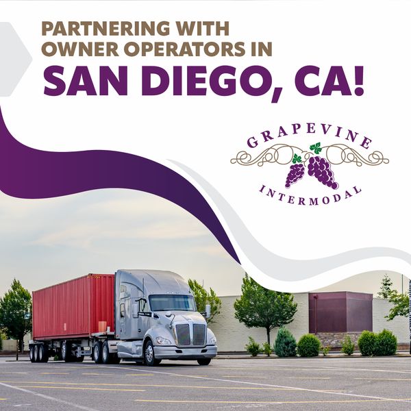 Now Contracting Owner Operators in San Diego!